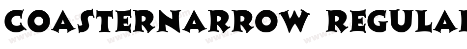 CoasterNarrow Regular字体转换